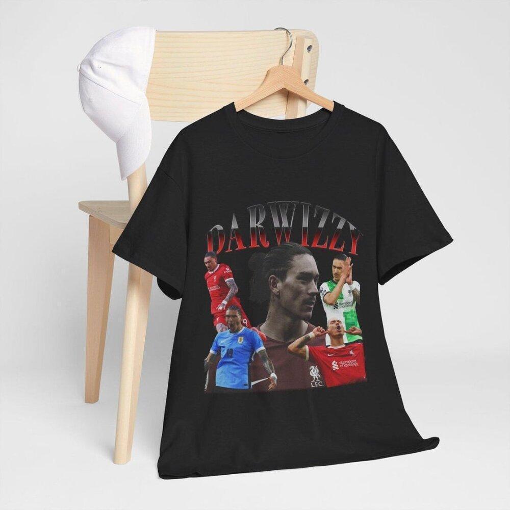 Darwin Nunez Graphic T-Shirt Retro 90S Style Bootleg Soccer Tee